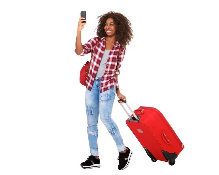 full-body-attractive-young-african-american-girl-walking-with-suitcase-taking-selfie_33839-13479